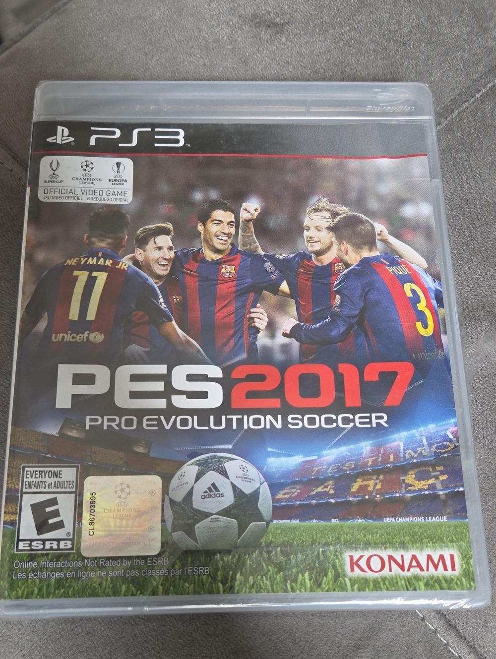 PS3 PES 2017 Pro Evolution Soccer. Sealed.